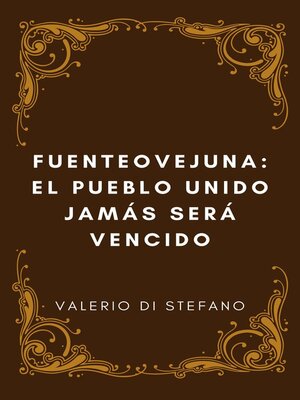 cover image of Fuenteovejuna